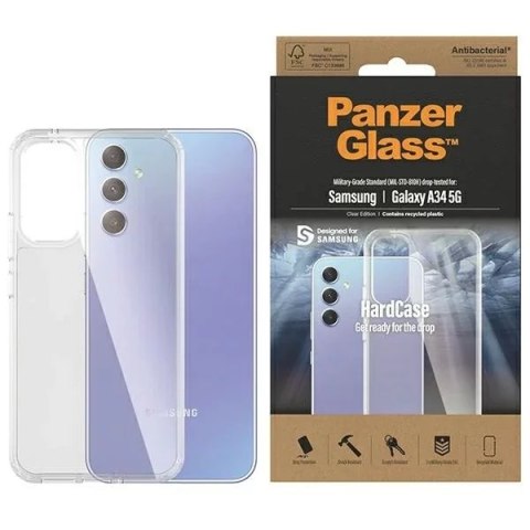 PanzerGlass Etui do Samsung Galaxy A34 5G PanzerGlass HardCase Ochronne Clear PanzerGlass Etui do Samsung Galaxy A34 5G PanzerGlass HardCase Ochronne Clear