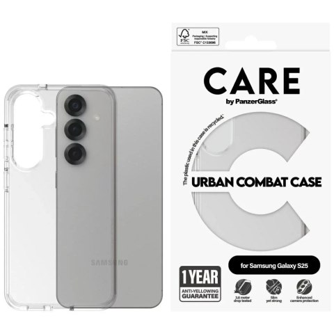 PanzerGlass Etui do Samsung Galaxy S25 CARE by PanzerGlass Flagship Case Przezroczyste PanzerGlass Etui do Samsung Galaxy S25 CARE by PanzerGlass Flagship Case Przezroczyste