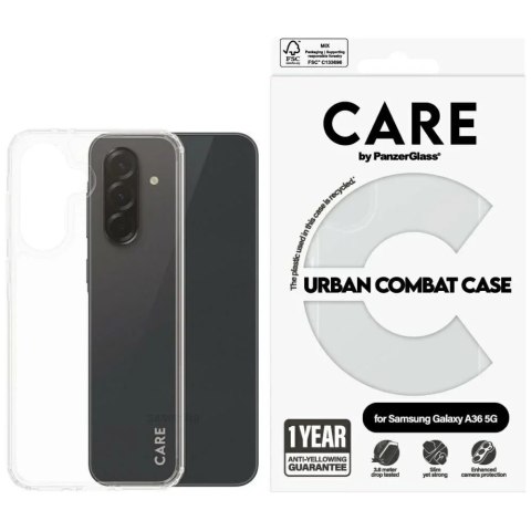 PanzerGlass Etui do Samsung Galaxy S25 CARE by PanzerGlass Flagship Case Przezroczyste PanzerGlass Etui do Samsung Galaxy S25 CARE by PanzerGlass Flagship Case Przezroczyste