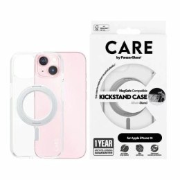 PanzerGlass Etui do iPhone 15 CARE by PanzerGlass Kickstand MagSafe Silver