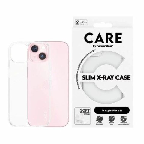 PanzerGlass Etui do iPhone 15 PanzerGlass Slim X-Ray Case Transparentne PanzerGlass Etui do iPhone 15 PanzerGlass Slim X-Ray Case Transparentne