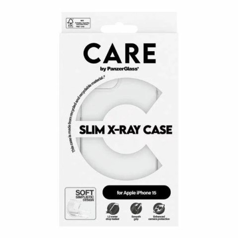 PanzerGlass Etui do iPhone 15 PanzerGlass Slim X-Ray Case Transparentne PanzerGlass Etui do iPhone 15 PanzerGlass Slim X-Ray Case Transparentne