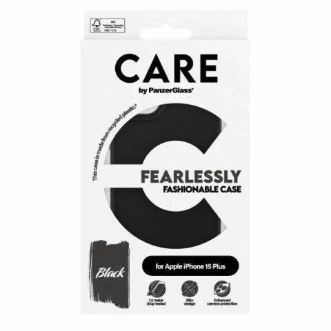 PanzerGlass Etui do iPhone 15 Plus CARE by PanzerGlass Fearlessly Fashionable Black PanzerGlass Etui do iPhone 15 Plus CARE by PanzerGlass Fearlessly Fashionable Black