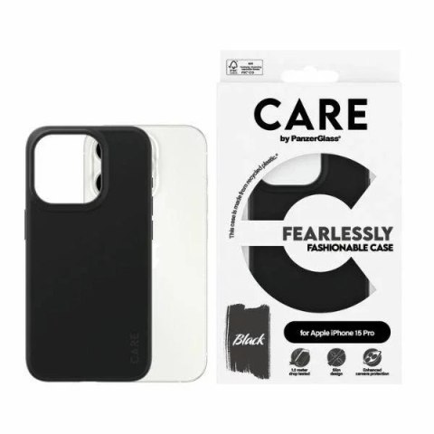 PanzerGlass Etui do iPhone 15 Pro CARE by PanzerGlass Fearlessly Fashionable Black PanzerGlass Etui do iPhone 15 Pro CARE by PanzerGlass Fearlessly Fashionable Black