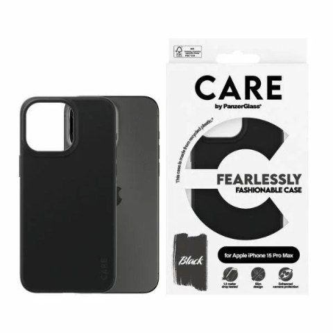 PanzerGlass Etui do iPhone 15 Pro Max CARE by PanzerGlass Fearlessly Fashionable Black PanzerGlass Etui do iPhone 15 Pro Max CARE by PanzerGlass Fearlessly Fashionable Black