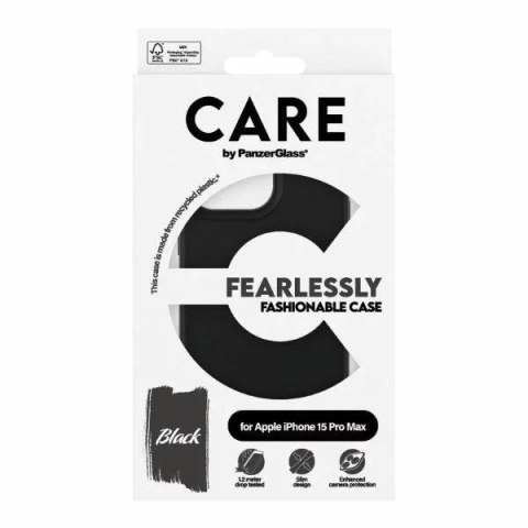 PanzerGlass Etui do iPhone 15 Pro Max CARE by PanzerGlass Fearlessly Fashionable Black PanzerGlass Etui do iPhone 15 Pro Max CARE by PanzerGlass Fearlessly Fashionable Black