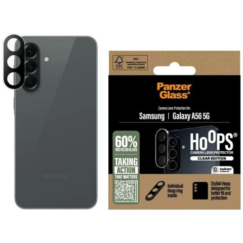 PanzerGlass Szkło hartowane do Samsung Galaxy A56 5G PanzerGlass Hoops Camera Lens Protector PanzerGlass Szkło hartowane do Samsung Galaxy A56 5G PanzerGlass Hoops Camera Lens Protector