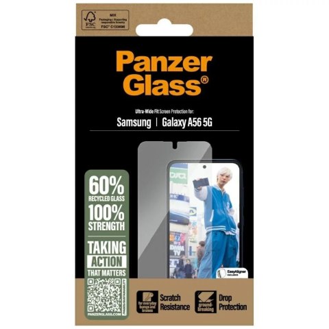 PanzerGlass Szkło hartowane do Samsung Galaxy A56 5G PanzerGlass Ultra-Wide Fit PanzerGlass Szkło hartowane do Samsung Galaxy A56 5G PanzerGlass Ultra-Wide Fit