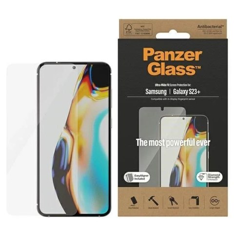 PanzerGlass Szkło hartowane do Samsung Galaxy S23+ PanzerGlass Ultra-Wide Fit z aplikatorem