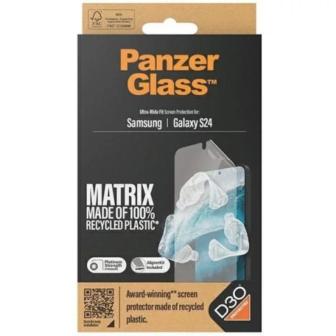 PanzerGlass Szkło hartowane do Samsung Galaxy S24 PanzerGlass Ultra-Wide Fit z aplikatorem PanzerGlass Szkło hartowane do Samsung Galaxy S24 PanzerGlass Ultra-Wide Fit z aplikatorem