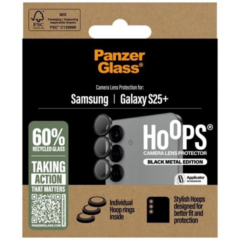 PanzerGlass Szkło hartowane do Samsung Galaxy S25+ Plus PanzerGlass Hoops Camera Lens Protector PanzerGlass Szkło hartowane do Samsung Galaxy S25+ Plus PanzerGlass Hoops Camera Lens Protector