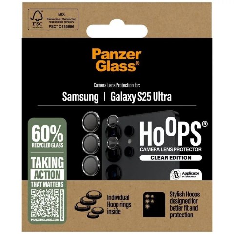 PanzerGlass Szkło hartowane do Samsung Galaxy S25 Ultra PanzerGlass Hoops Camera Lens Protector PanzerGlass Szkło hartowane do Samsung Galaxy S25 Ultra PanzerGlass Hoops Camera Lens Protector