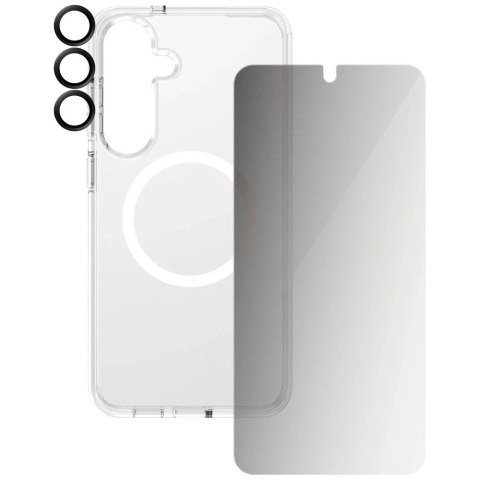 PanzerGlass Zestaw ochronny CARE by PanzerGlass 3w1 Etui + Szkło Prywatyzujące + Lens do Samsung Galaxy S25+ PanzerGlass Zestaw ochronny CARE by PanzerGlass 3w1 Etui + Szkło Prywatyzujące + Lens do Samsung Galaxy S25+