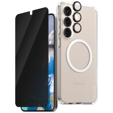 PanzerGlass Zestaw ochronny CARE by PanzerGlass 3w1 Etui + Szkło Prywatyzujące + Lens do Samsung Galaxy S25+ PanzerGlass Zestaw ochronny CARE by PanzerGlass 3w1 Etui + Szkło Prywatyzujące + Lens do Samsung Galaxy S25+