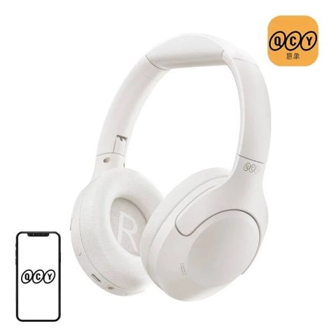 QCY Słuchawki bezprzewodowe QCY H3 lite, ANC (białe) QCY Słuchawki bezprzewodowe QCY H3 lite, ANC (białe)
