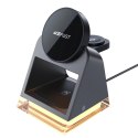 Acefast Ładowarka indukcyjna 3w1 Acefast E17 MagSafe 15W + kabel USB-A USB-C - czarna