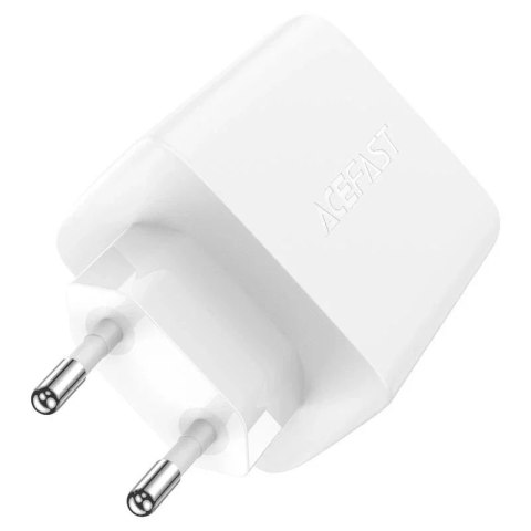Acefast Ładowarka sieciowa Acefast szybka GaN 65W 2xUSB-C/USB-A PPS PD QC4+ biała Acefast Ładowarka sieciowa Acefast szybka GaN 65W 2xUSB-C/USB-A PPS PD QC4+ biała