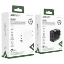 Acefast Ładowarka sieciowa Acefast szybka GaN 65W 2xUSB-C/USB-A PPS PD QC4+ biała