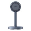 Baseus Ładowarka indukcyjna Baseus Orbit 2 Pro MagSafe Qi2 20W 2w1 z chłodzeniem szara