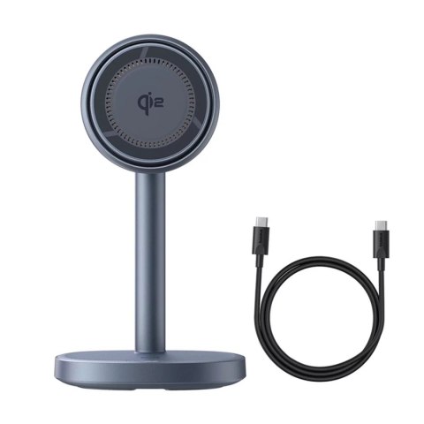 Baseus Ładowarka indukcyjna Baseus Orbit 2 Pro MagSafe Qi2 20W 2w1 z chłodzeniem szara Baseus Ładowarka indukcyjna Baseus Orbit 2 Pro MagSafe Qi2 20W 2w1 z chłodzeniem szara