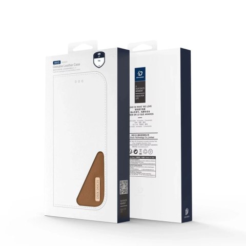 Dux Ducis Etui ochronne do iPhone 16e Dux Ducis Hivo z klapką i ochroną RFID - brązowe Dux Ducis Etui ochronne do iPhone 16e Dux Ducis Hivo z klapką i ochroną RFID - brązowe