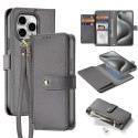 Dux Ducis Etui skórzane Dux Ducis Lawa na iPhone 15 Pro Max z MagSafe - szare