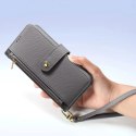 Dux Ducis Etui skórzane Dux Ducis Lawa na iPhone 15 Pro Max z MagSafe - szare