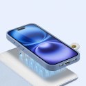 Dux Ducis Etui skórzane do iPhone 16 Dux Ducis Lawa z portfelem MagSafe błękitne