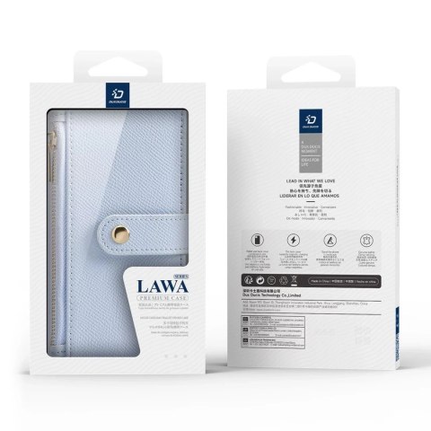 Dux Ducis Etui skórzane do iPhone 16 Pro Dux Ducis Lawa z portfelem MagSafe błękitne Dux Ducis Etui skórzane do iPhone 16 Pro Dux Ducis Lawa z portfelem MagSafe błękitne