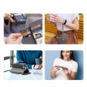 Dux Ducis Etui skórzane do iPhone 16 Pro Max Dux Ducis Lawa z portfelem MagSafe szare