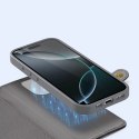 Dux Ducis Etui skórzane do iPhone 16 Pro Max Dux Ducis Lawa z portfelem MagSafe szare