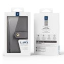 Dux Ducis Etui skórzane do iPhone 16 Pro Max Dux Ducis Lawa z portfelem MagSafe szare