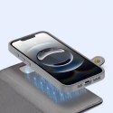 Dux Ducis Etui skórzane do iPhone 16e Dux Ducis Lawa z portfelem MagSafe szare