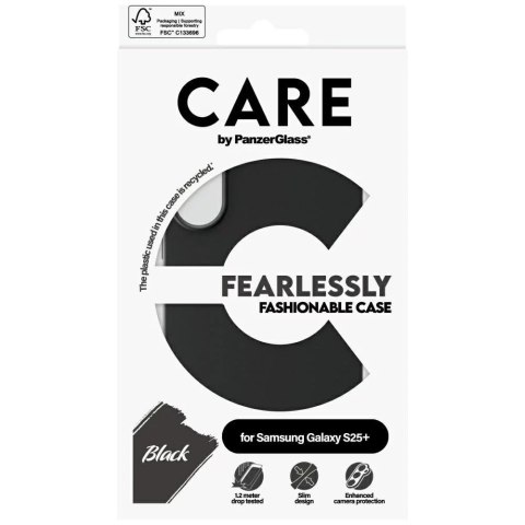 PanzerGlass Etui CARE do Samsung Galaxy S25+ by PanzerGlass Fashion Czarny PanzerGlass Etui CARE do Samsung Galaxy S25+ by PanzerGlass Fashion Czarny