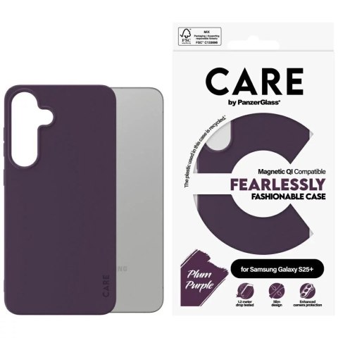 PanzerGlass Etui CARE do Samsung Galaxy S25+ by PanzerGlass Fashion Qi Fioletowy