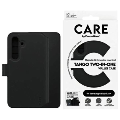 PanzerGlass Etui do Samsung Galaxy S24+ CARE by PanzerGlass Feature Tango Wallet 2w1 Czarny PanzerGlass Etui do Samsung Galaxy S24+ CARE by PanzerGlass Feature Tango Wallet 2w1 Czarny