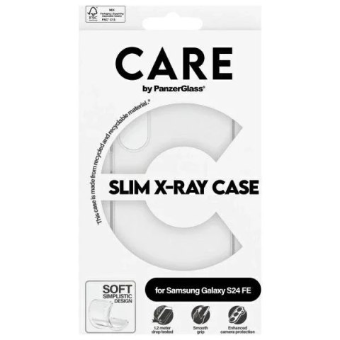PanzerGlass Etui do Samsung Galaxy S24 FE CARE by PanzerGlass Slim X-Ray Case Przezroczysty