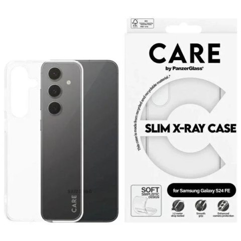 PanzerGlass Etui do Samsung Galaxy S24 FE CARE by PanzerGlass Slim X-Ray Case Przezroczysty PanzerGlass Etui do Samsung Galaxy S24 FE CARE by PanzerGlass Slim X-Ray Case Przezroczysty