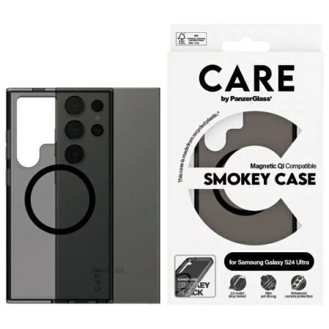 PanzerGlass Etui do Samsung Galaxy S24 Ultra CARE by PanzerGlass Flagship QI Case Smoke PanzerGlass Etui do Samsung Galaxy S24 Ultra CARE by PanzerGlass Flagship QI Case Smoke