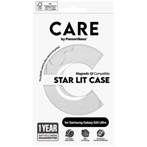 PanzerGlass Etui do Samsung Galaxy S25 Ultra CARE by PanzerGlass Flagship Urban Combat StarLight White QI PanzerGlass Etui do Samsung Galaxy S25 Ultra CARE by PanzerGlass Flagship Urban Combat StarLight White QI