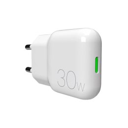 Puro Ładowarka sieciowa GaN Puro SLIMPRO 30W USB-C PD biała kompaktowa