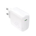 Puro Ładowarka sieciowa Puro PROLITE 45W USB-C biała szybkie ładowanie PD
