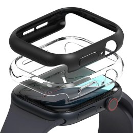 Ringke 2x ETUI DO APPLE WATCH 10 (42MM) PRZEZROCZYSTE & CZARNE RINGKE SLIM 2-PACK