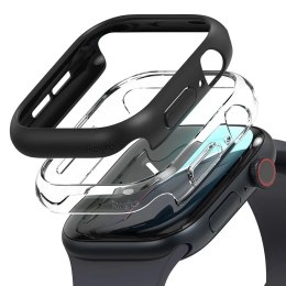 Ringke 2x ETUI DO APPLE WATCH 10 (46MM) PRZEZROCZYSTE & CZARNE RINGKE SLIM 2-PACK