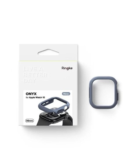 Ringke ETUI DO APPLE WATCH 10 (46MM) GRANATOWE RINGKE ONYX Ringke ETUI DO APPLE WATCH 10 (46MM) GRANATOWE RINGKE ONYX