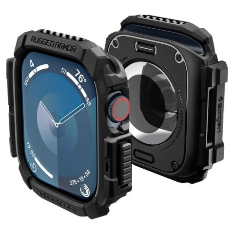 Spigen ETUI DO APPLE WATCH 10 (46MM) CZARNE MATTE BLACK SPIGEN RUGGED ARMOR PRO Spigen ETUI DO APPLE WATCH 10 (46MM) CZARNE MATTE BLACK SPIGEN RUGGED ARMOR PRO
