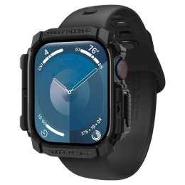 Spigen ETUI DO APPLE WATCH 10 (46MM) CZARNE MATTE BLACK SPIGEN RUGGED ARMOR PRO