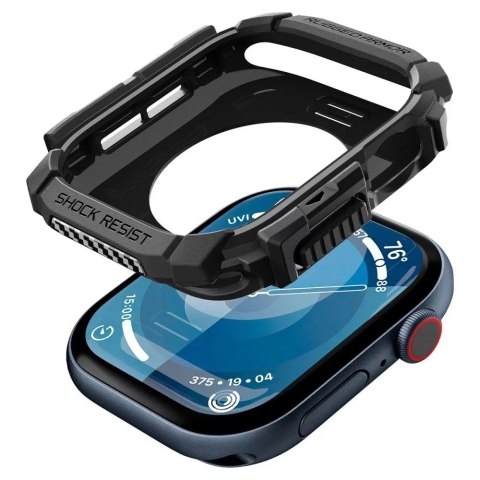 Spigen ETUI DO APPLE WATCH 10 (46MM) CZARNE MATTE BLACK SPIGEN RUGGED ARMOR PRO Spigen ETUI DO APPLE WATCH 10 (46MM) CZARNE MATTE BLACK SPIGEN RUGGED ARMOR PRO
