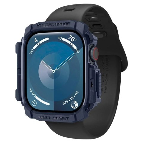 Spigen ETUI DO APPLE WATCH 10 (46MM) GRANATOWE NAVY BLUE SPIGEN RUGGED ARMOR Spigen ETUI DO APPLE WATCH 10 (46MM) GRANATOWE NAVY BLUE SPIGEN RUGGED ARMOR
