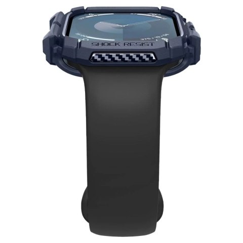 Spigen ETUI DO APPLE WATCH 10 (46MM) GRANATOWE NAVY BLUE SPIGEN RUGGED ARMOR Spigen ETUI DO APPLE WATCH 10 (46MM) GRANATOWE NAVY BLUE SPIGEN RUGGED ARMOR